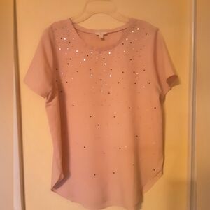 Drapey Bedazzled Top